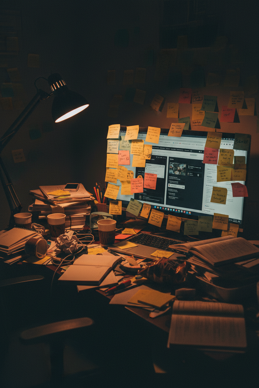 Chaos - Scattered workspace