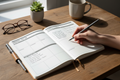 Writing in planner